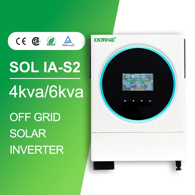 6KW off-grid magas frekvenciájú inverter, 4kW-os napelem inverter otthoni napelem rendszerhez