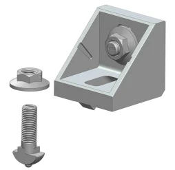 L shape metal angle corner bracket detailed construction diagram
