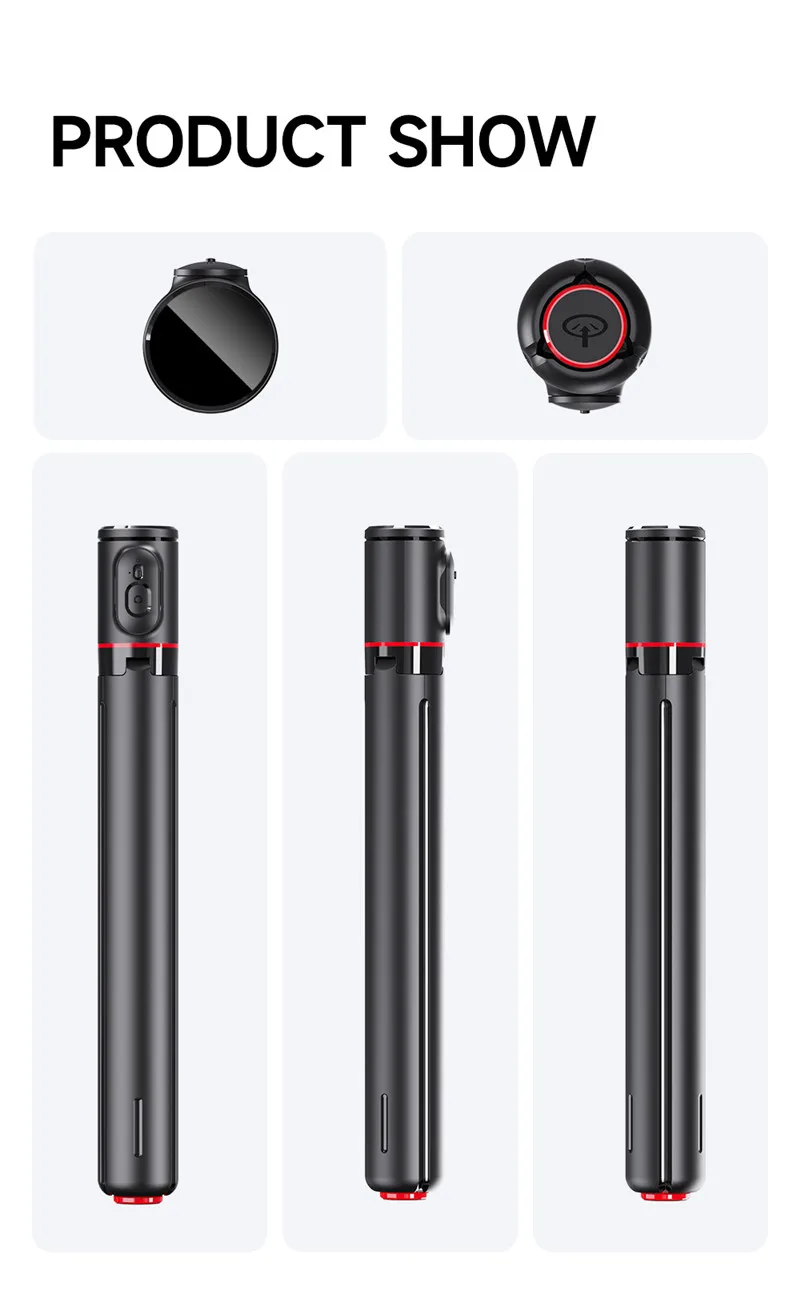 NEW TT01 All-in-one Auto Jump Open Tripod Magnetic Remote Drop Automatically Tripod 1.77m Super Long Rod Selfie Stick