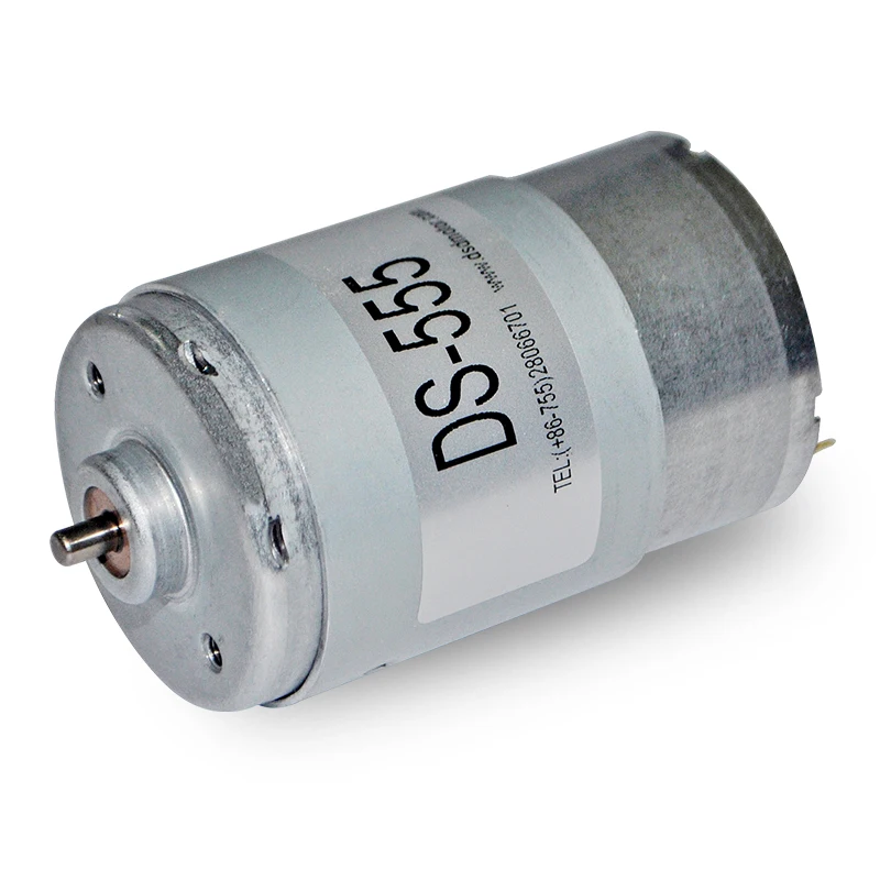 DSD Small 555 DC Motor 36mm Diameter 3V 6V 12V Brushed DC Motor