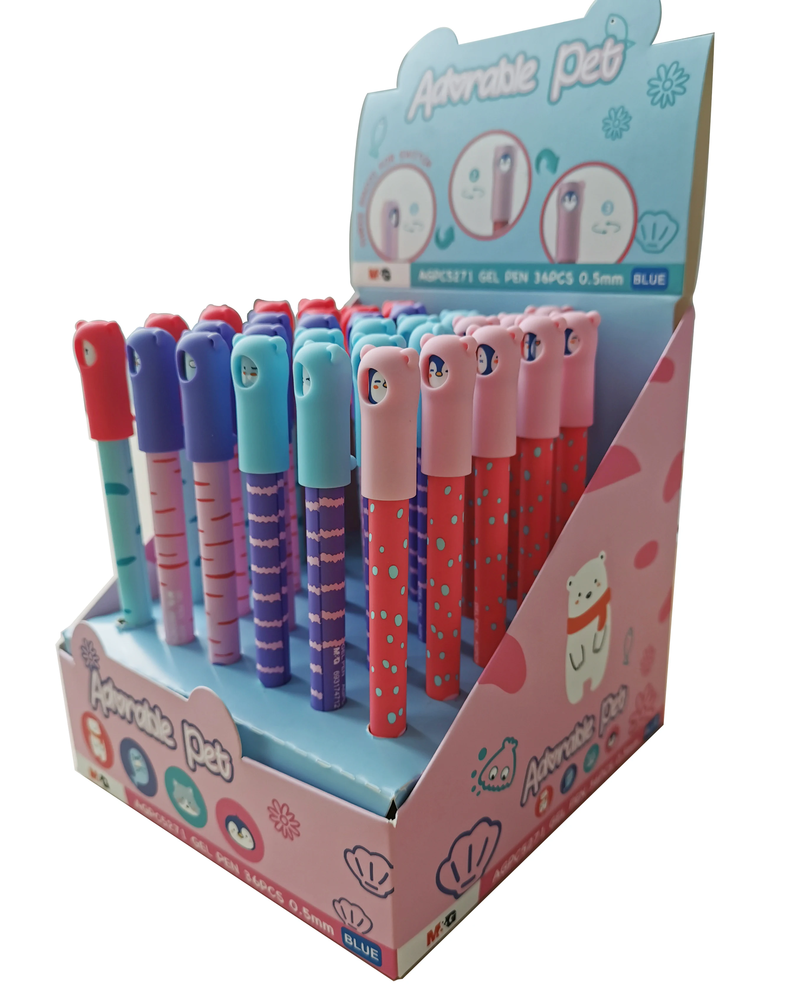 M&G Cute Adorable Pet Series Stick Gel Pen