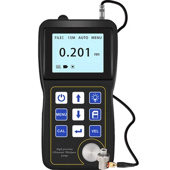 UT700 Ultrasonic Thickness Gauge Ultrathin workpiece Digital Ultrasonic Thickness Meter with High Frequency Single Crystal Probe