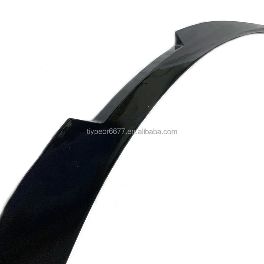 product tiypeor rear wing lip car rear trunk boot lip spoiler wing for infiniti q50 2014 2022 factory style trunk spoiler wing lip-6