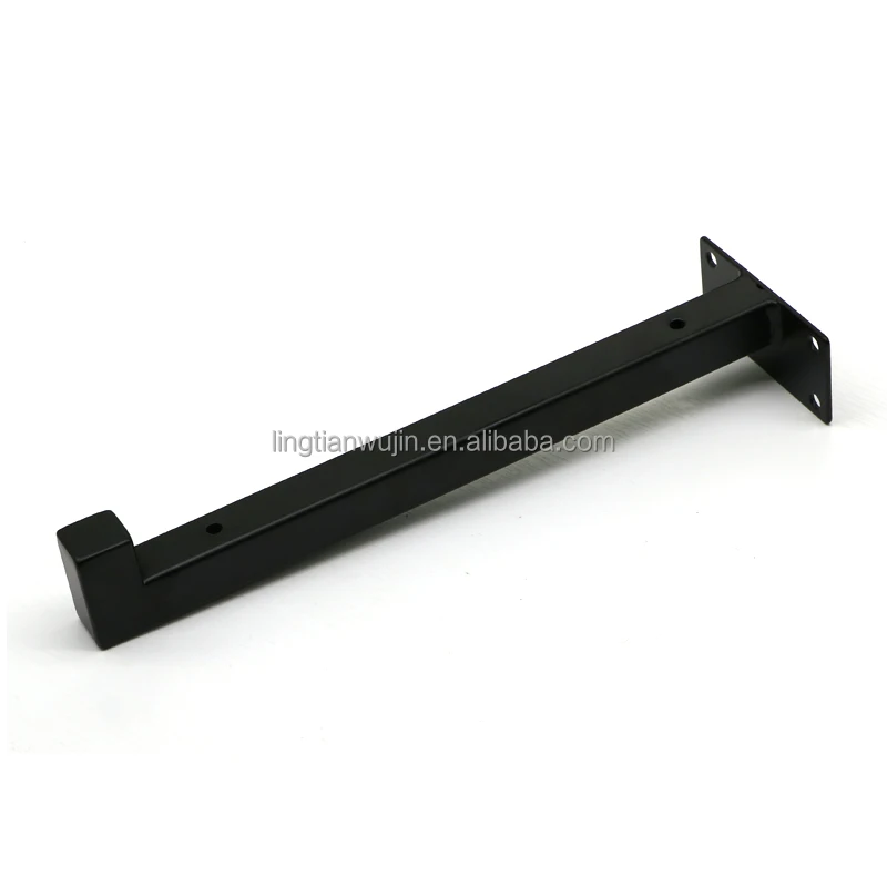 Modern Heavy-Duty Floating Shelf Bracket Spring-Loaded Metal Wall ...