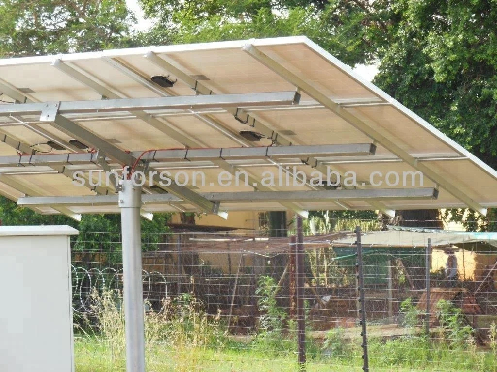 Rotated Solar Panel Ground Mounting Bracket Single Mount Energy Generated Product Solar Panel Pole Ground Mounting Brackets