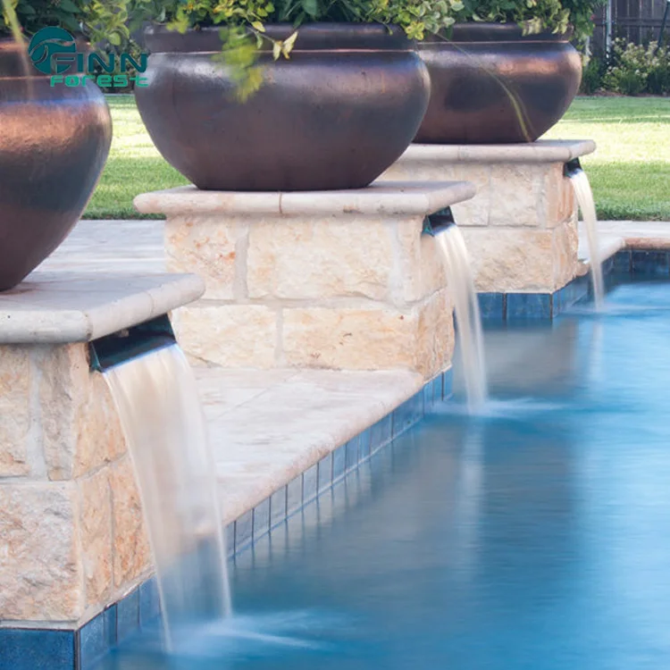 60CM Waterfall Cascade Outdoor Garden Led Artificial  Water Blade Cascade for  Pool Pond