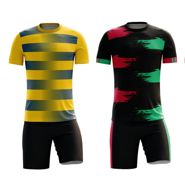 Professional Full Soccer Kits Sublimated Football Uniform Striped Soccer  Jerseys - China Apparel and Clothing price