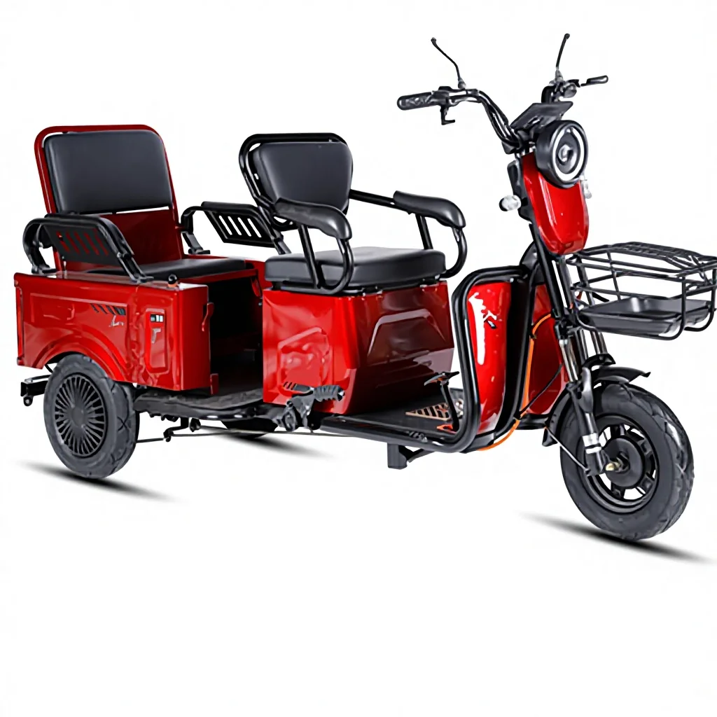 48V電動三輪車 オープン型3輪モビリティスクーター 乗客用 耐荷重400kg