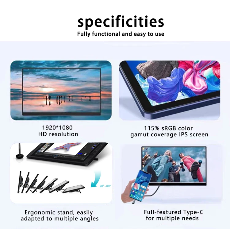 8192 Levels XP-Pen Artist12 Pro Smart Education LCD Pen Pad Display Screen Monitor Design Drawing Graphic Tablet Drawing Tablet