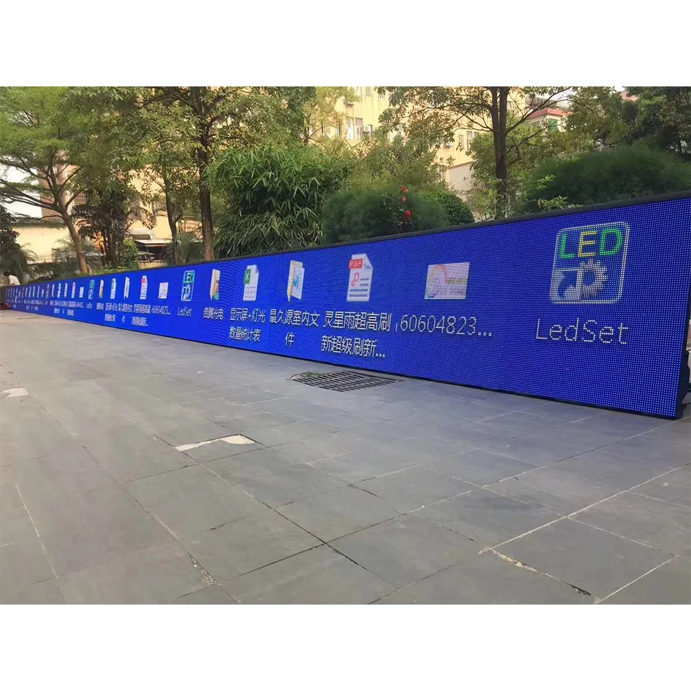 Hongwei Led Perimeter Spherical Screen Outdoor Advertising P4 P5 P6 P8 P10 Football Stadium Led Display