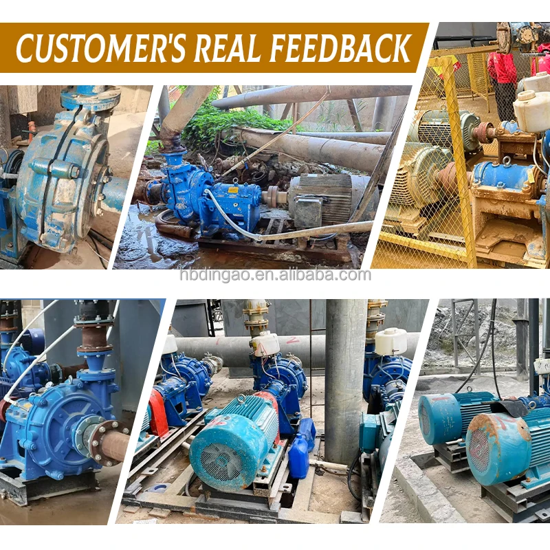 High Pressure High Volume Horizontal Cement Sand Suction Electric Dredge Fly Ash Slurry Delivery Pump