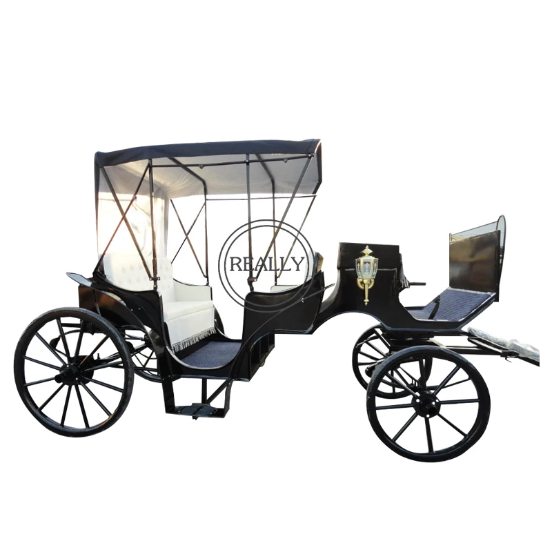 white carriage bed