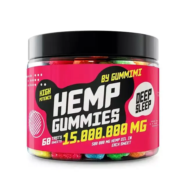 Private Label Premium Hemp Extract Gummies Bear Hemp Gummy for Pain Stress Relief Gummies