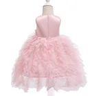 Girls For Evening Dresses Girls First Communion Frock For Kids Pageant Ball Gown Evening Prom Trailing Dresses