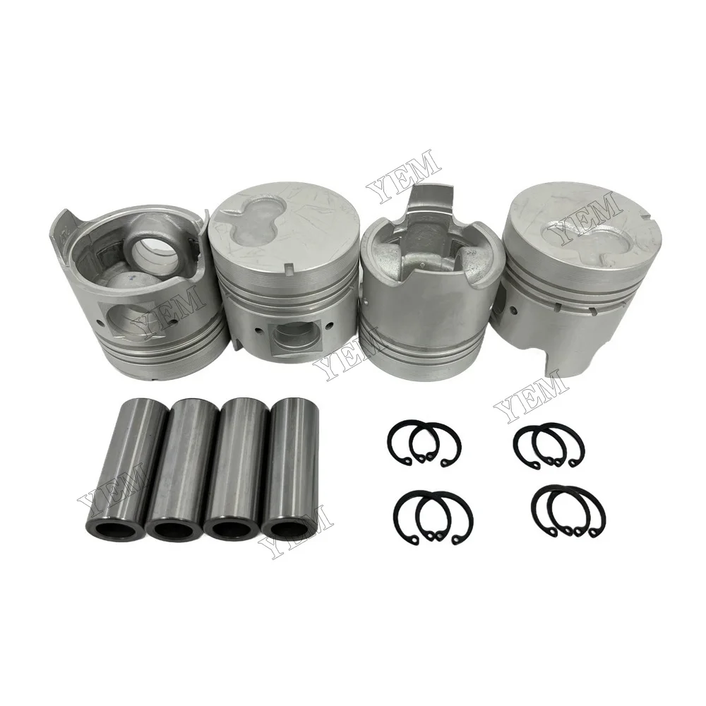 4FE1 Piston Kit Engine Parts Fits for Isuzu Engineering Machinery Part 2