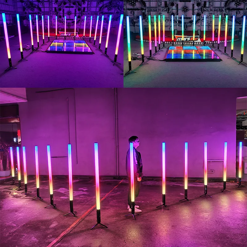 Portable IP65 Wireless Battery 360 Pixel Tube Barra Luminosa Led Wireless Led Tube DMX Club Party DJ Light Stage