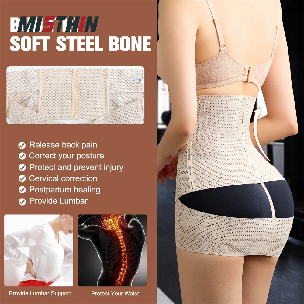 Wholesale Waist Trainer Shaper Women Full Body Plus Size Double Belt Trimmer Wrap Girdle Corset Tummy Control Shaperwear