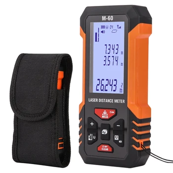 With Angle Measure 60m Digital Laser Distance Meter Laser Measuring ...