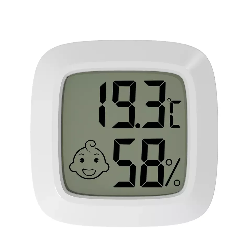 Digital Mini Hygrometer with Built-In Indoor Thermometer and Humidity Meter  with Comfort Scale