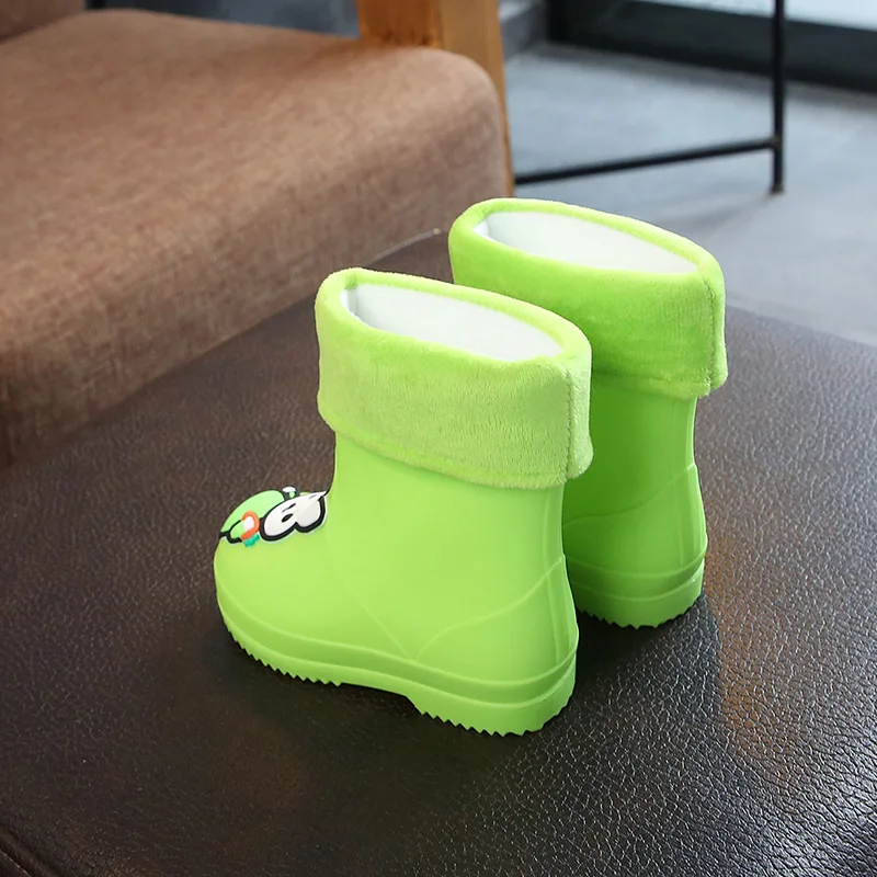 Rainboots For Toddlers Boys MCIKCC Youth Snow Boots, Waterproof