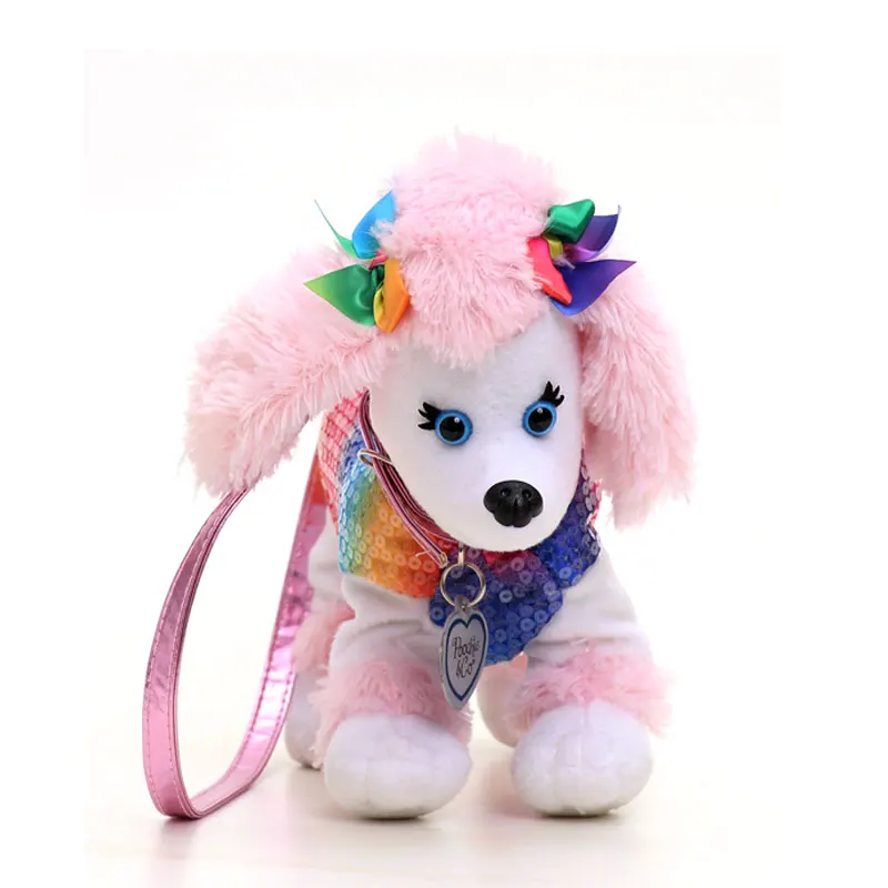 Wholesale Fashion Hot Sale Plush Dog Shape Handbags for backpack for baby  cute bag kids animal soft handbag cute cartoon bags From m.