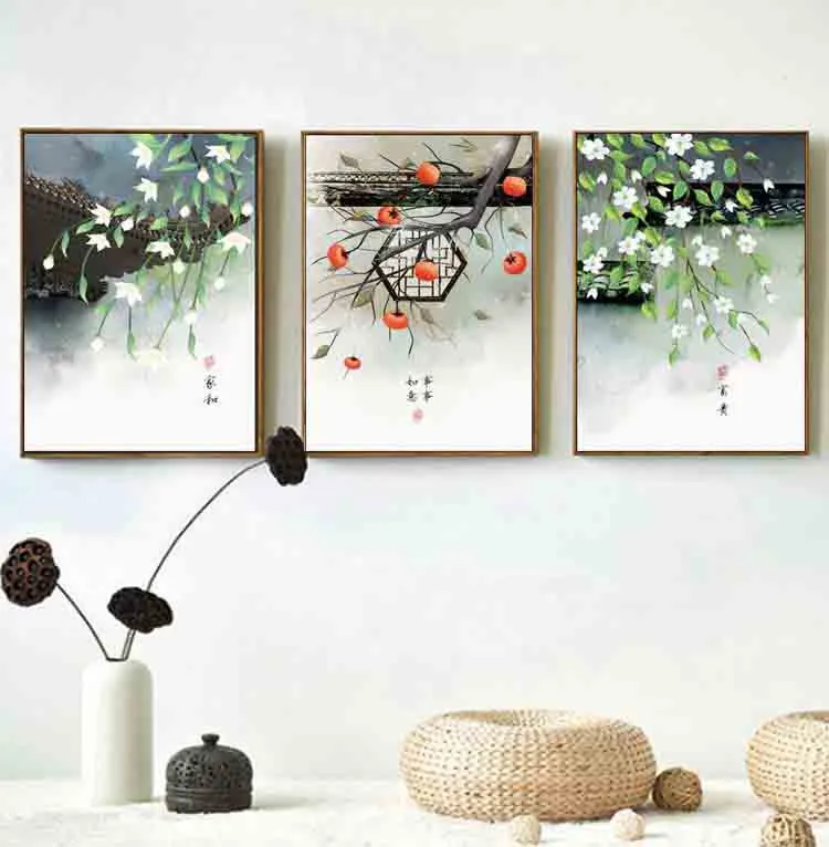 Abstract Still Life Artwork Landscape Interior Wall Art for Home Decor House Painting China Customised Canvas Printed Watercolor