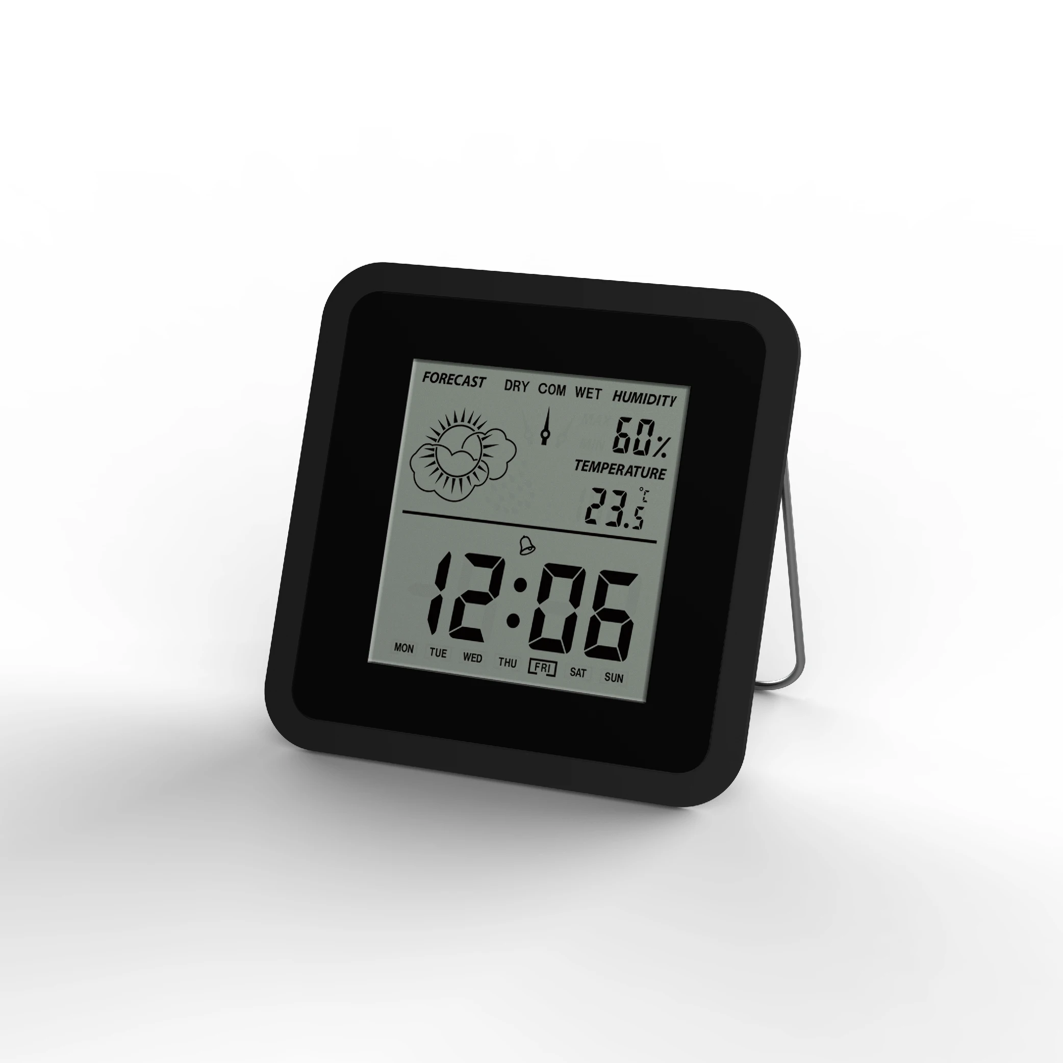 Digital Multi Alarm Clock with Temperature and Humidity for Promotion Rohs Ce Cert. with Birthday Reminder
