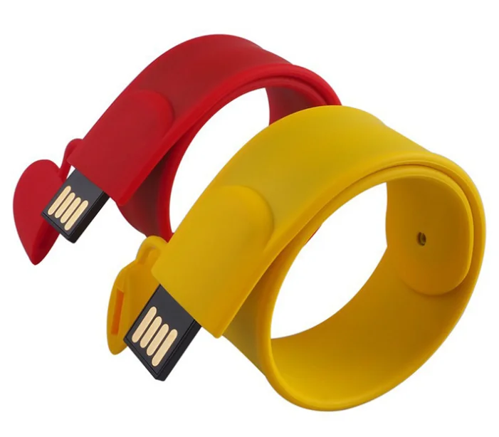 Hot Sale Custom Silicone Bracelet Wrist Band Wristband Usb Stick Drives Usb drive 8gb - ANKUX.COM