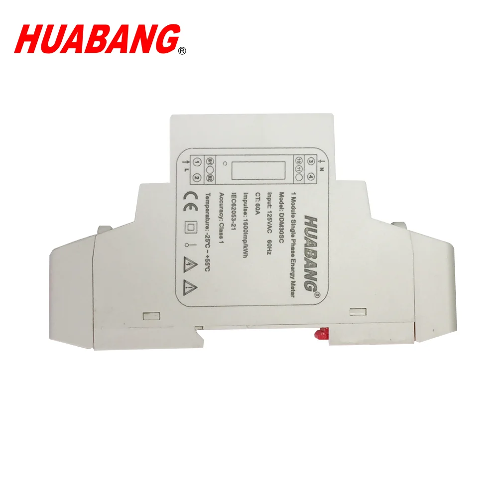 DDS228 1 Module 18mm Smallest RS485 MODBUS Single Phase Din Rail Smart Meter
