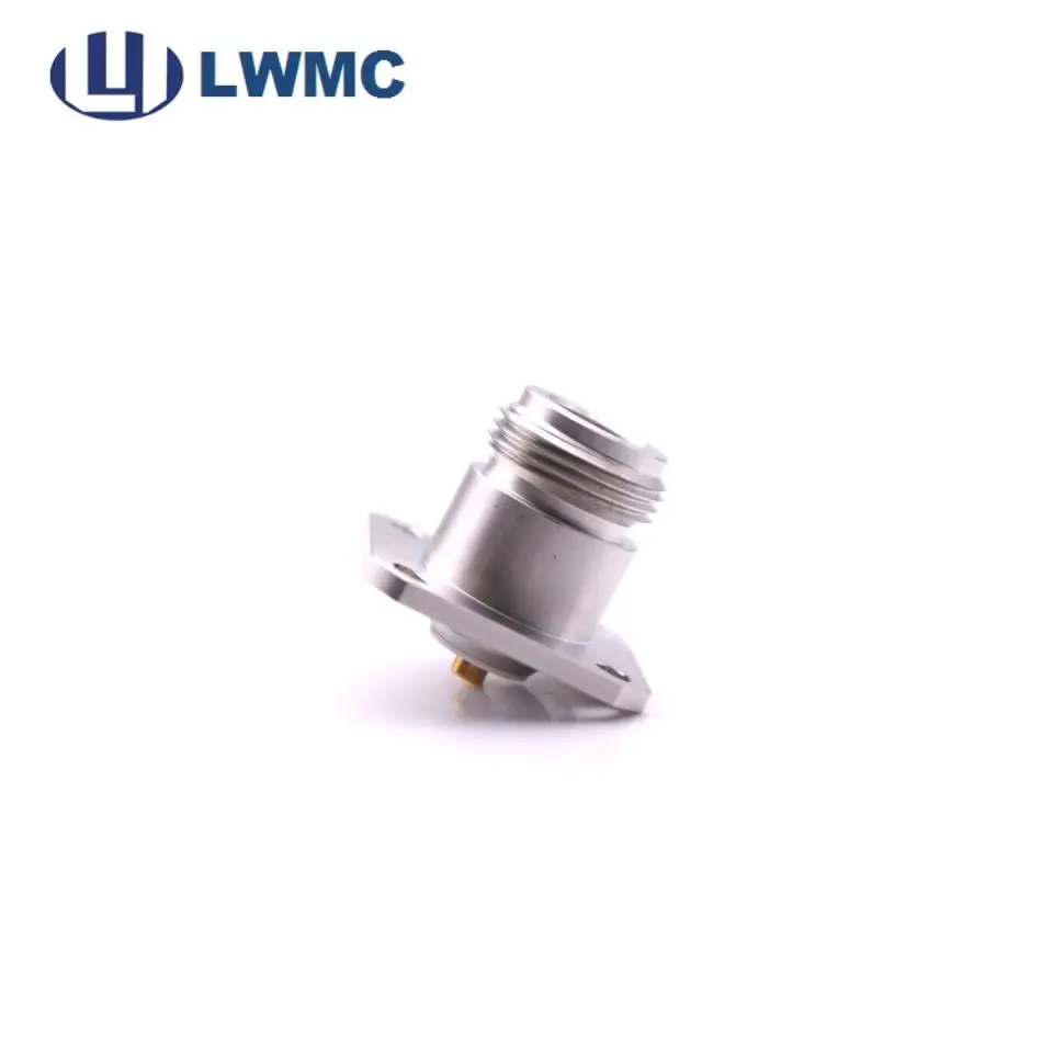 product made in china high quality  n type  female 4 holes flange mounted receptaclerf connectors-22