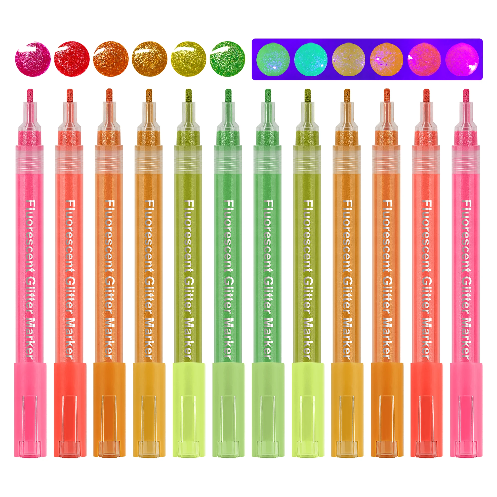 acrylic glitter paint marker pens, ultra