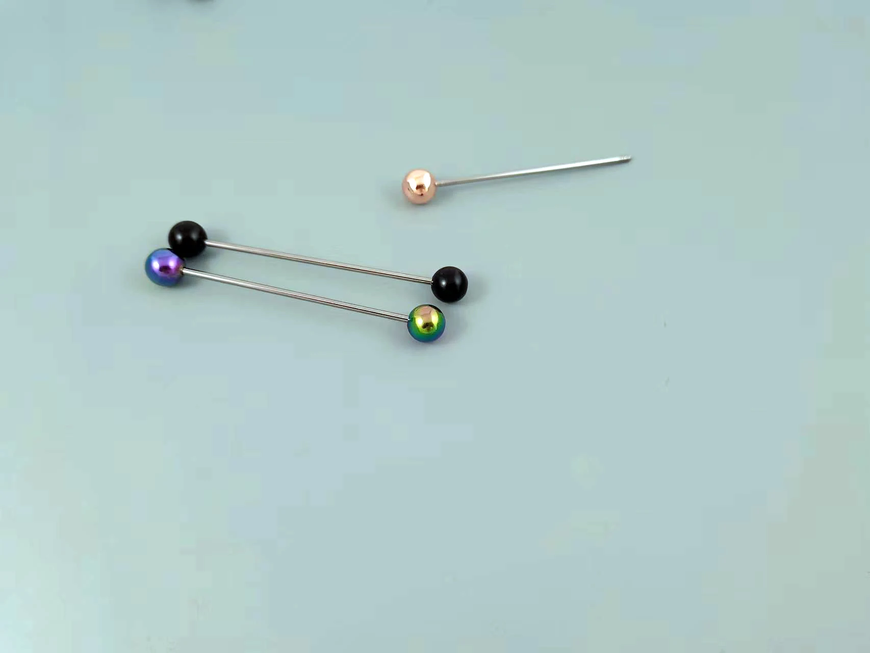 Beadable  Items Beadable Key Chain Bar Stocked Full Metal Diy Beaded Blank Beadable Bar Rod 2mm
