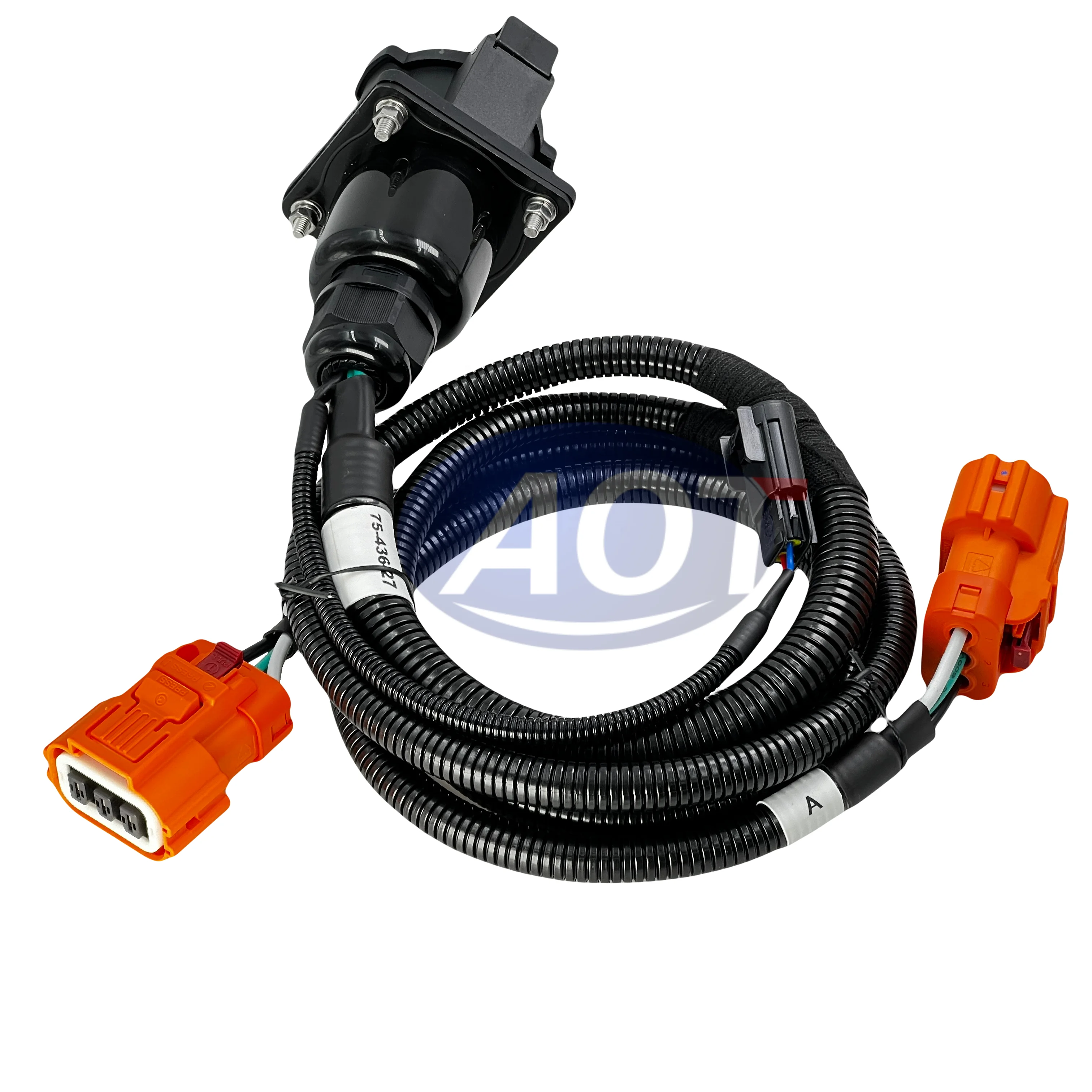 Wysokonapięciowy kabel łączący gniazdo AOTAI J1772 z łącznikiem MAP do magazynowania energii