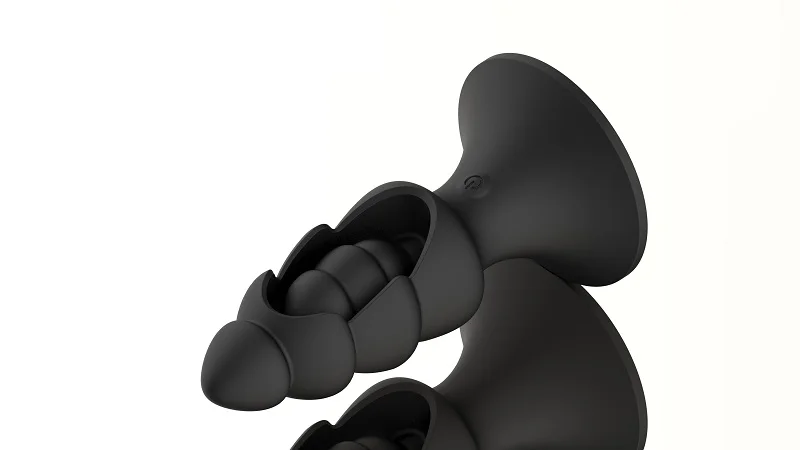 Fabrik-on-line-Großverkauf-Sexspielzeug-Silikon, das analen Kolben-Stecker mit Custimized-Dienstleistung im Designbereich vibriert