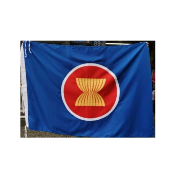 Customized High quality handmade embroidered streamer flag Sewn or embroidered flags