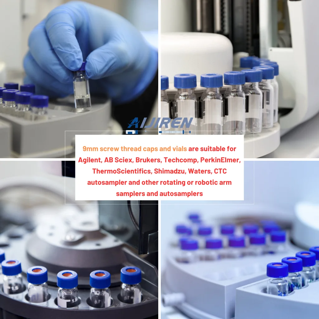 High Quality 9mm 2ml/1.5ml HPLC Vial Lab Borosilicate Glass Chromatography Vial for Sample Storage