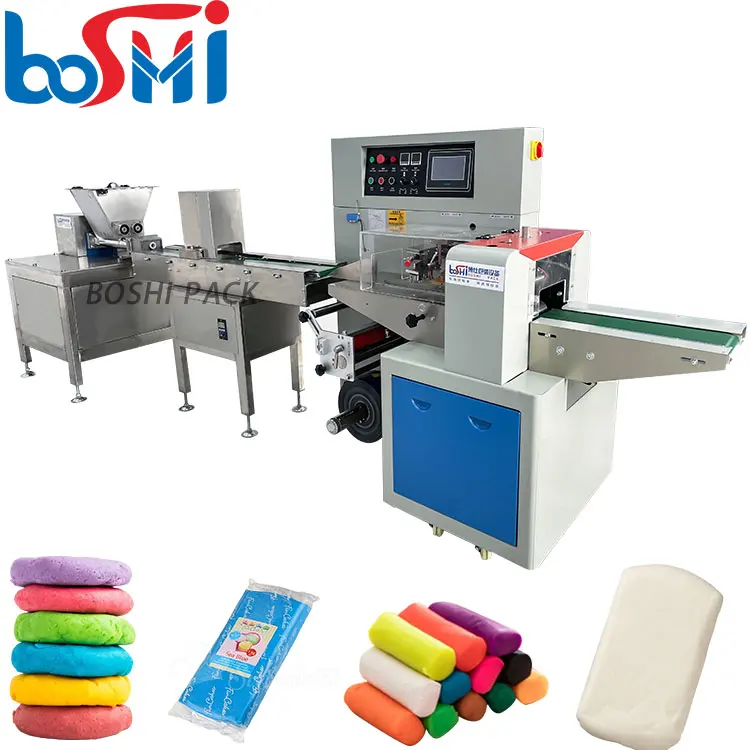 Automatic Sugar Fondant Paste Modeling Clay Play Dough Extruder Machine Paste Plasticine Light Clay Play Dough Packing Machine