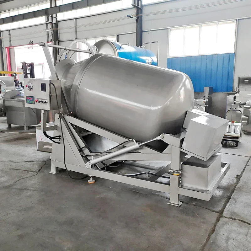 Automatic Marinating Marinator Salt Equipment 2000L Vacuum Machine 2500L Hydraulic Vacuum Tumbler for Meat Processing factory