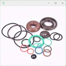 Factory wholesale rotary rubber oil resistance mechanical o ring hydraulic rod seal 21.82*3.53 epdm 50 black