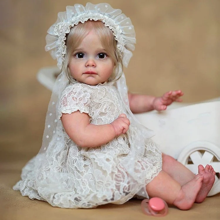 R&B Truly Look Real Toddler American Princess Doll Girl Bebe Newborn  Silicone Reborn Baby Dolls for Sale