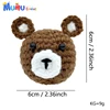 Coffee colored bear head
