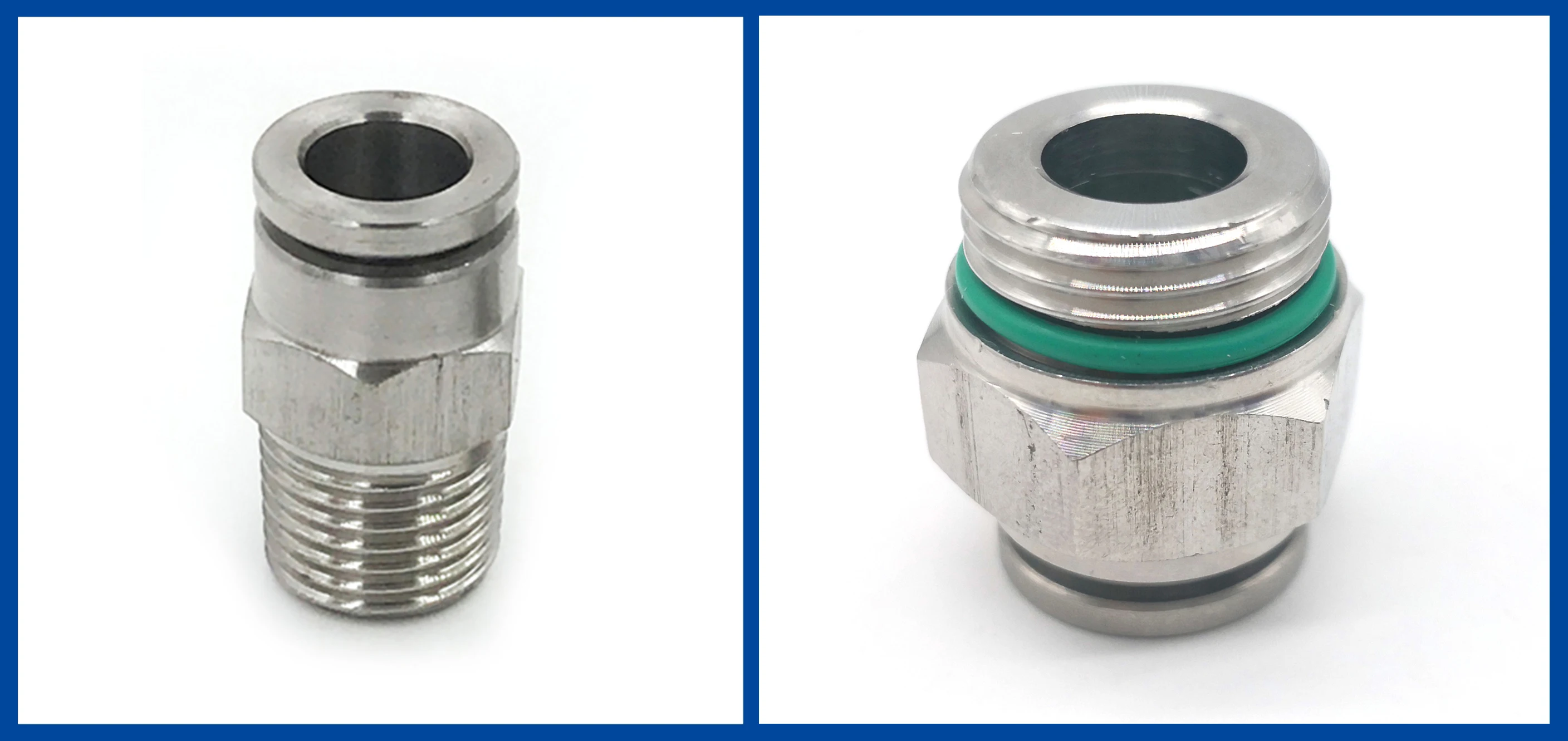 Ss Pneumatic Push In Fitting Push To Connect Air Fittings Quick Push To