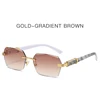Gold-Gradient Brown