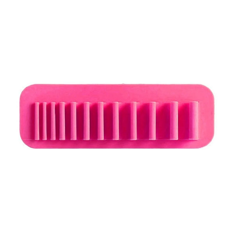 Silicone Makeup Brush Holder Organizer, Waterproof Nail Free