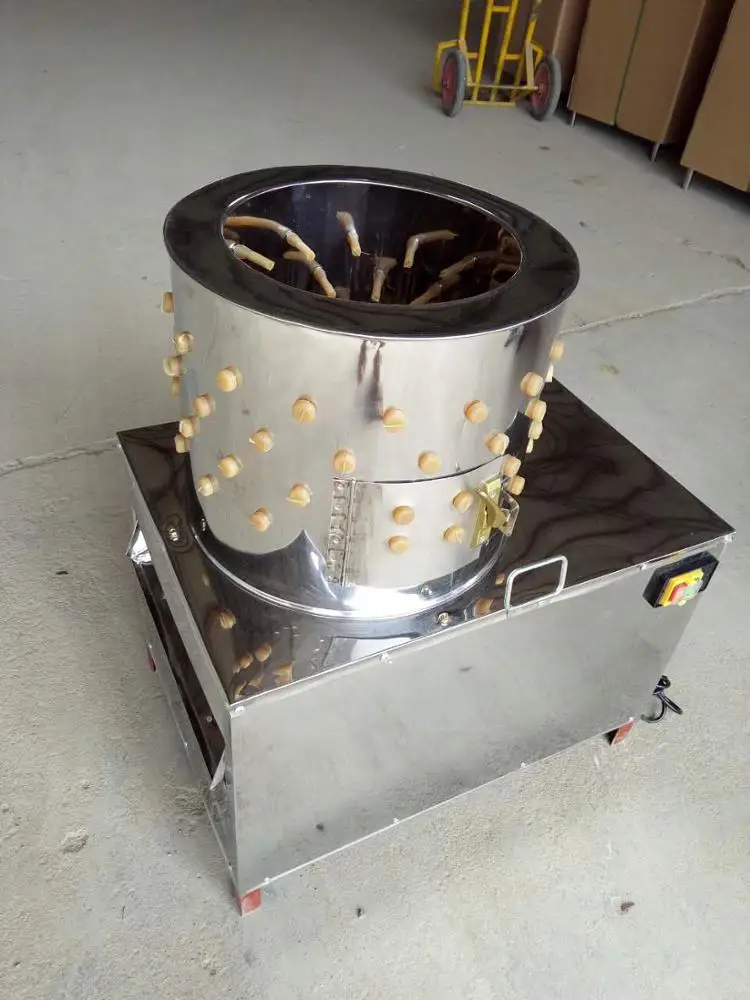 Poultry plucking machine chicken and duck feather removal and picking