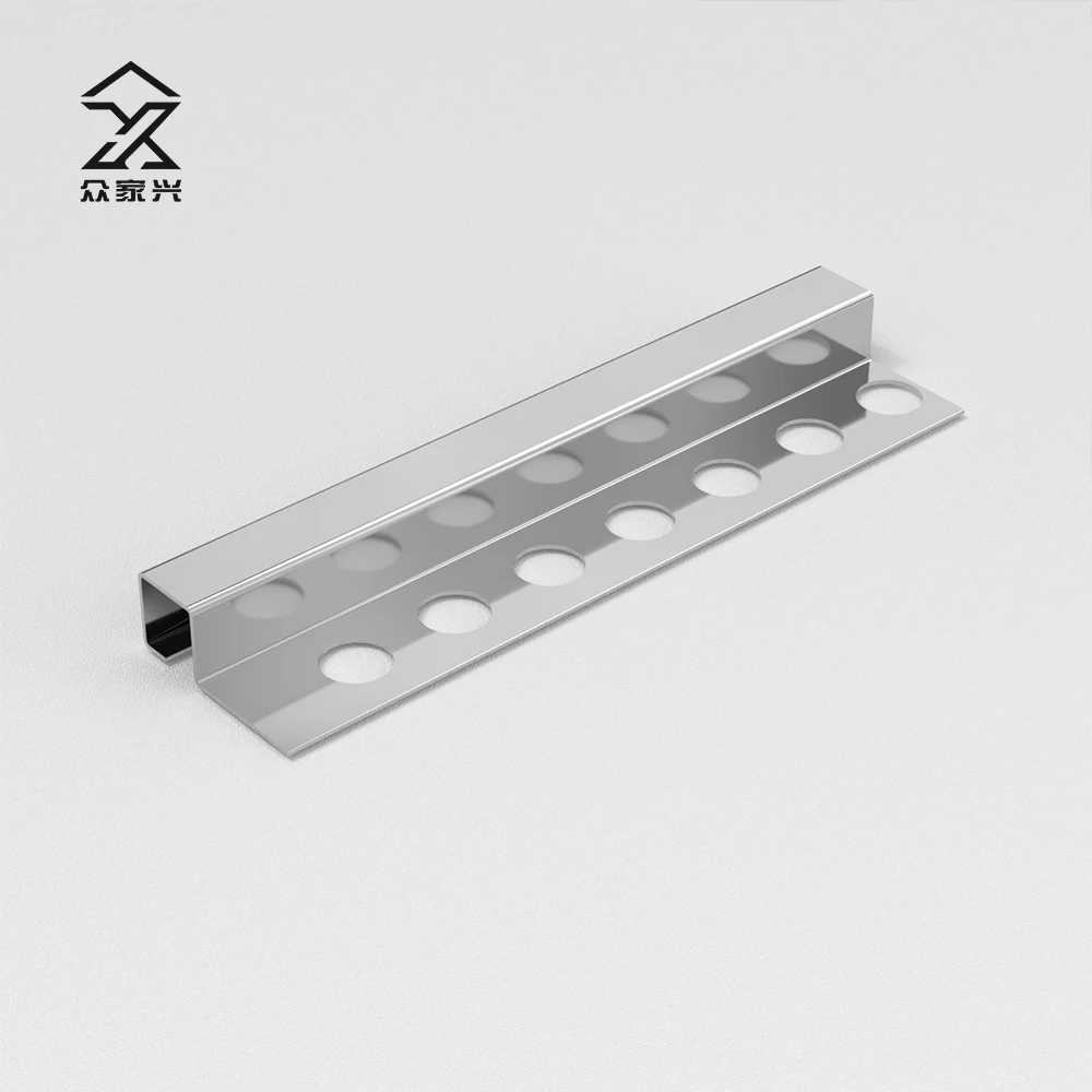 Free Sample Mirror edg tile trim Square Shape Stainless Steel Quarter Round Corner Tile Trim Edge details