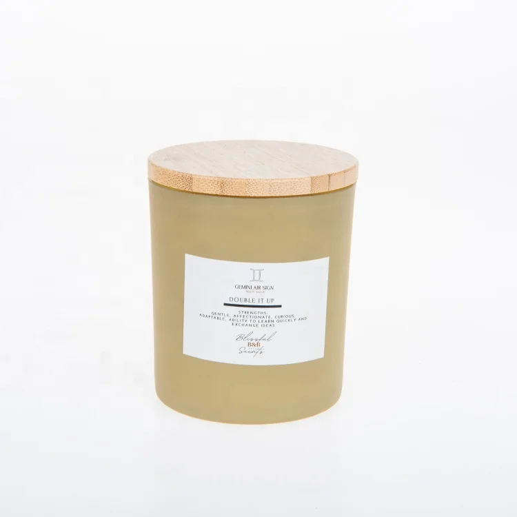 Оптовая продажа, индивидуальная Роскошная Ароматизированная стеклянная свеча