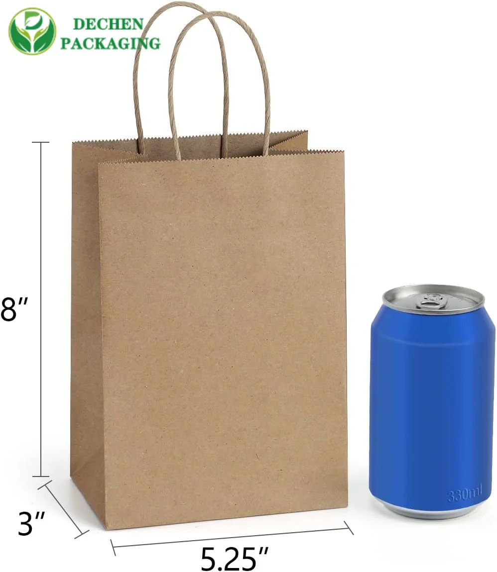 Die Cut Handle Paper Takeaway Bags