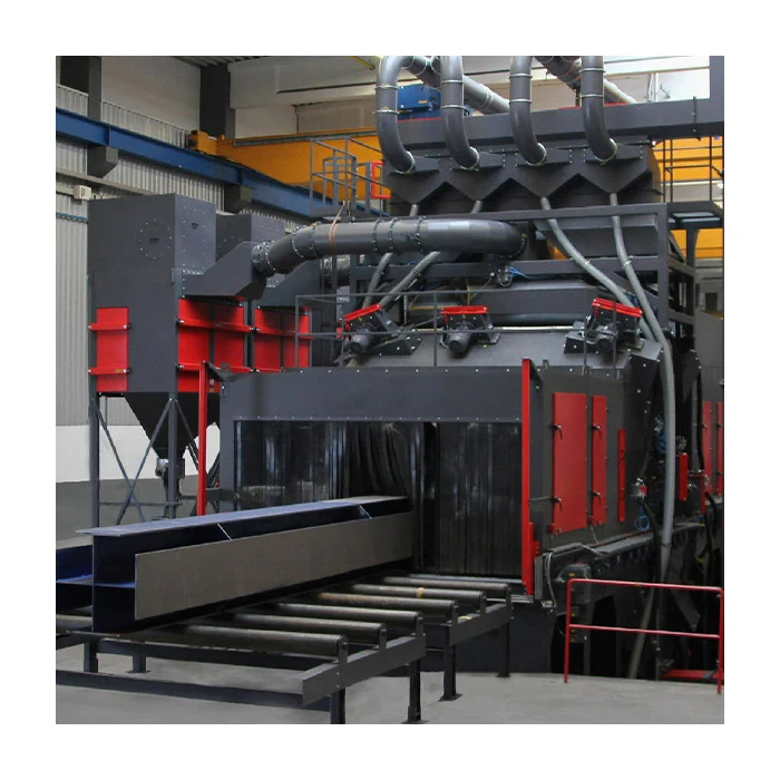 Best Selling Electric PLC-Controlled H Beam Shot Blasting Machine with Steel Shot for Deflashing & Burnishing Good Price