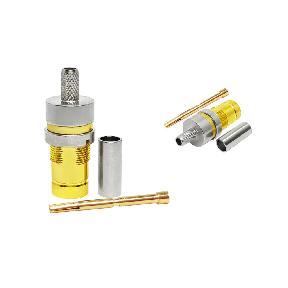 Factory Rohs Rf Connector 1.6-5.6 Female L9 Jack Bulkhead for Flex3 Coaxial Cable